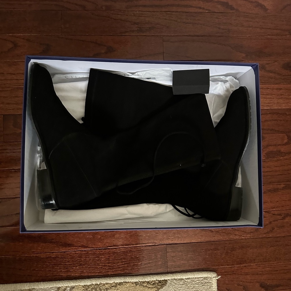 Stuart Weitzman Lowland Suede OTK  Boots - Picture 7 of 8